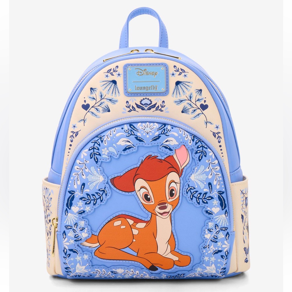 New Loungefly Disney Bambi Floral Mini Backpack Exclusive Edition